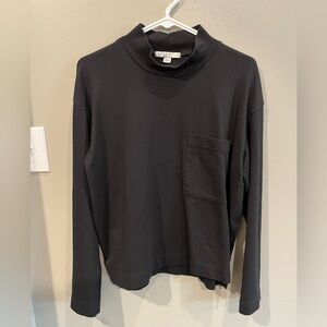 Stateside Long Sleeve Crew Neck Pocket Top